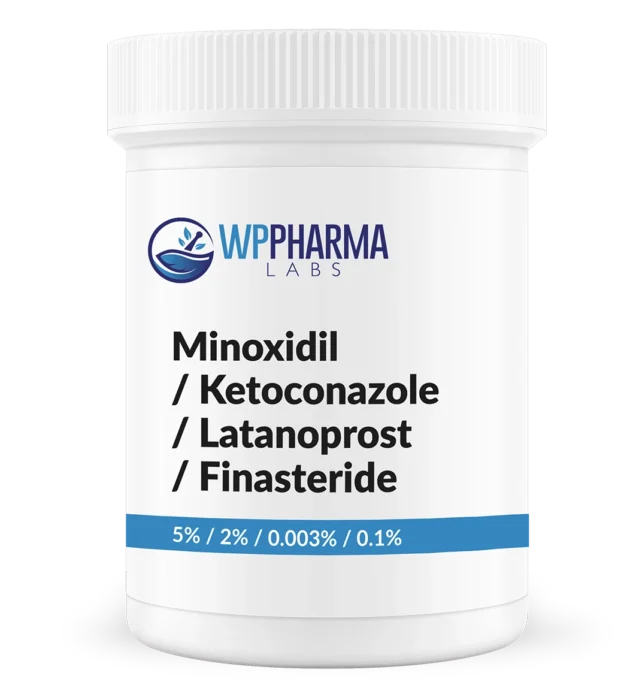 Minoxidil Ketoconazole Latanoprost Finasteride compounded lotion
