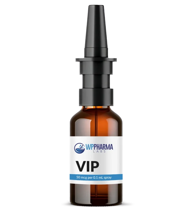 Vasoactive intestinal polypeptide vip nasal spray