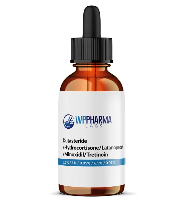 Dutasteride Hydrocortisone Latanoprost Minoxidil Tretinoin (DHLMT) compounding
