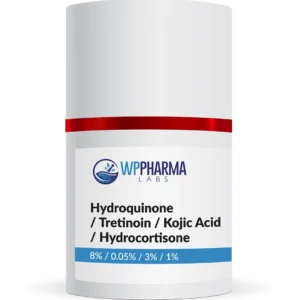 Hydroquinone Tretinoin Kojic Acid Hydrocortisone (Derma-Fade Lightening) compounding