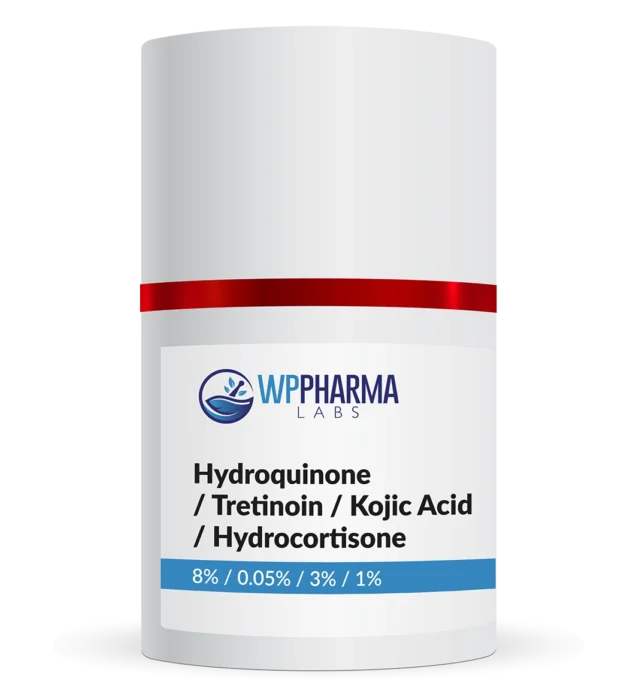 Hydroquinone Tretinoin Kojic Acid Hydrocortisone (Derma-Fade Lightening) compounding